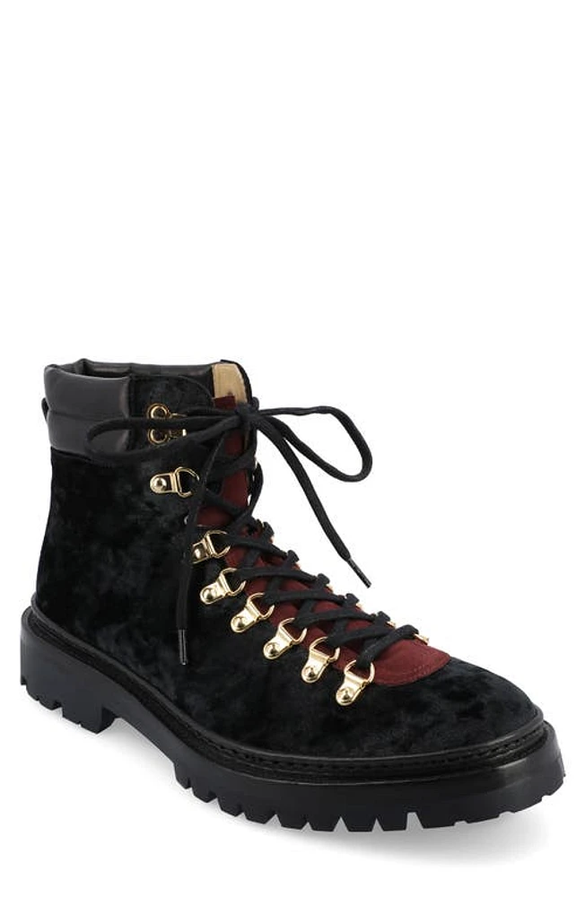 TAFT The Viking Boot Black Velour at Nordstrom,