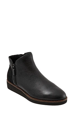 SoftWalk Wesley Bootie Black Leather at Nordstrom,