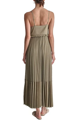 DKNY Sleeveless Pleated Maxi Dress at Nordstrom,