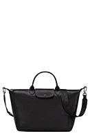 Longchamp Medium Le Pliage Xtra Leather Shoulder Tote in Black at Nordstrom