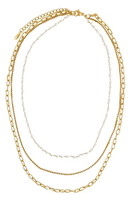 Petit Moments Layered Necklace in Gold at Nordstrom