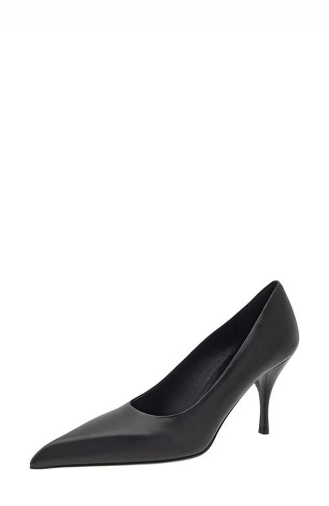 Prada Modellerie Pointed Toe Pump Black at Nordstrom,