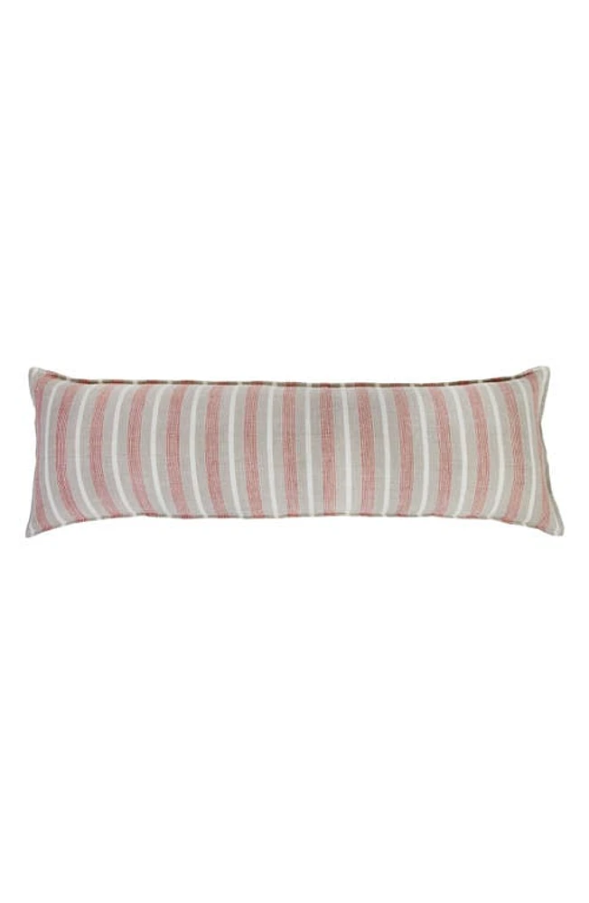 Pom Pom at Home Montecito Stripe Linen Body Pillow in Terra Cotta/natural at Nordstrom, Size 18X60