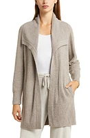 barefoot dreams CozyChic Lite Rib Drape Cardigan in Beach Rock at Nordstrom, Size Small