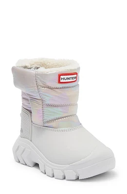 Hunter Kids' Intrepid Waterproof Snow Boot Patter Grey/Rainbow at Nordstrom, M