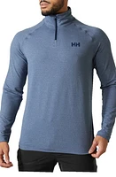 Helly Hansen Verglas Half Zip Midlayer Pullover Ocean at Nordstrom,