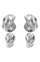 Sterling King Fold Drop Earrings in Sterling Silver at Nordstrom