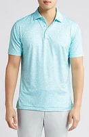 Peter Millar Show Me the Way Performance Golf Polo Blue at Nordstrom,