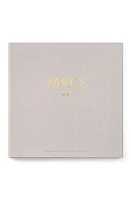 Lucy Darling 'Baby's First Year' Honey Bee Memory Book in Stone at Nordstrom