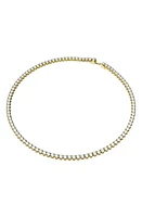 Swarovski Matrix Tennis Necklace in Gold/White at Nordstrom, Size Medium