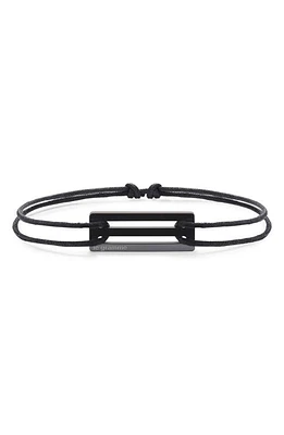 le gramme Men's 1.7G Polished Ceramic Cord Bracelet in Black Ceramic at Nordstrom