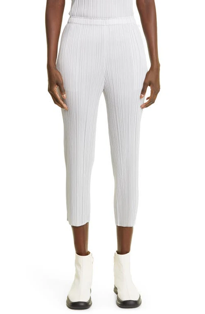 Pleats Please Issey Miyake Pleated Crop Skinny Pants at Nordstrom,