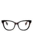 burberry Evelyn 51mm Cat Eye Optical Glasses in Dk Havana at Nordstrom