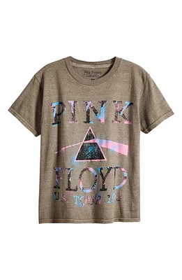 Philcos Kids' Pink Floyd 1973 Cotton Graphic T-Shirt Sand Pigment at