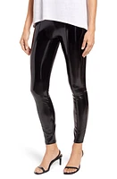 SPANX Faux Patent Leather Leggings at Nordstrom, P