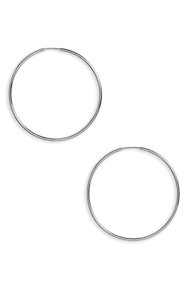 Argento Vivo Sterling Silver Argento Vivo Endless Hoops at Nordstrom