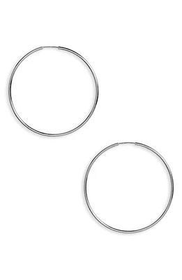 Argento Vivo Sterling Silver Argento Vivo Endless Hoops at Nordstrom