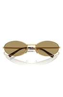 Prada 59mm Oval Sunglasses in Gold at Nordstrom