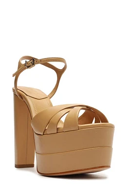 Schutz Keefa Platform Sandal Light Nude at Nordstrom,