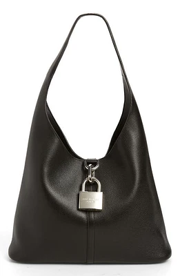 Balenciaga Medium Locker Leather North/South Hobo Bag in Black at Nordstrom