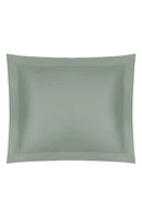 Matouk Talia Hemstich Sham in Celadon at Nordstrom