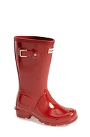 Hunter Kids' Original Gloss Waterproof Rain Boot at Nordstrom, M