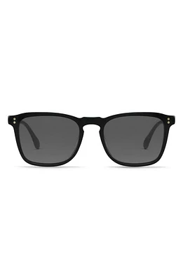 RAEN Wiley Polarized Square Sunglasses in Recycled Black/Smoke Polar at Nordstrom