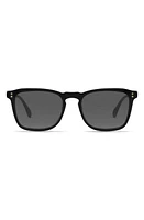 RAEN Wiley Polarized Square Sunglasses in Recycled Black/Smoke Polar at Nordstrom