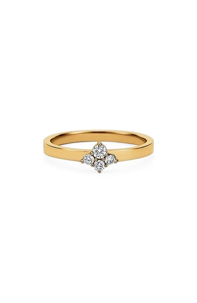 Sara Weinstock Dujour 4-Diamond Cluster Band Ring in Yellow Gold at Nordstrom, Size 6.5