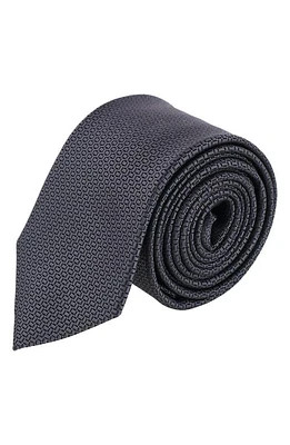 Trafalgar The Monte Bello Interlocked Silk Tie in Graphite at Nordstrom