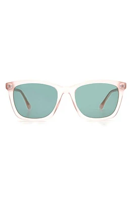 Isabel Marant 55mm Rectangular Sunglasses in Pink/Green at Nordstrom