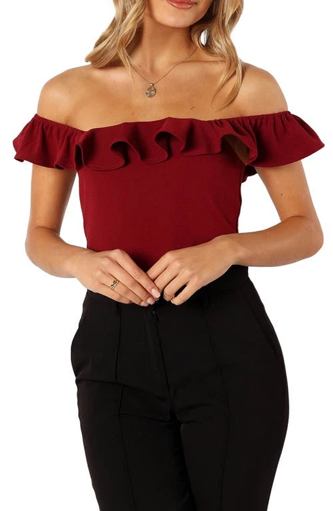 Petal & Pup Mikaela Ruffle Bodysuit at Nordstrom,