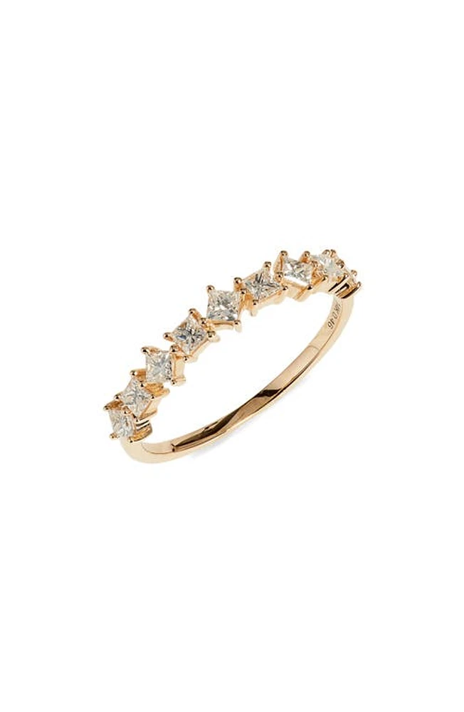 Dana Rebecca Designs Millie Ryan Princess Diamond Ring in Yellow Gold at Nordstrom, Size 6