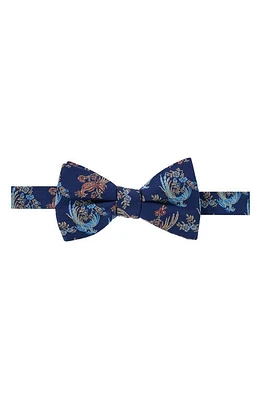 Trafalgar Birds of Prosperity Silk Bow Tie in Navy at Nordstrom