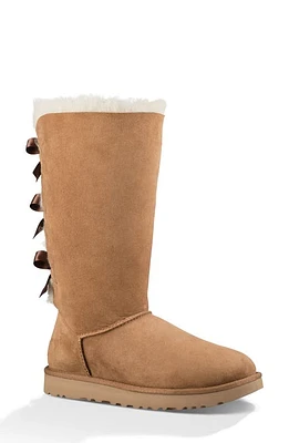 UGG(r) Bailey Bow Tall II Boot Chestnut Suede at Nordstrom,