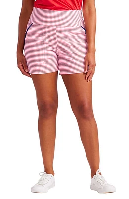 KINONA Carry My Cargo Check Golf Shorts Power Grid at Nordstrom,