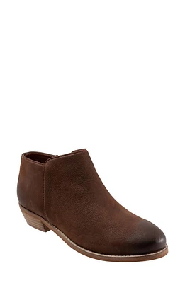 SoftWalk 'Rocklin' Bootie in Brown/Chestnut Leather at Nordstrom, Size 6.5