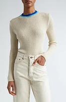 Dries Van Noten Tire Rib Wool Blend Sweater at Nordstrom,