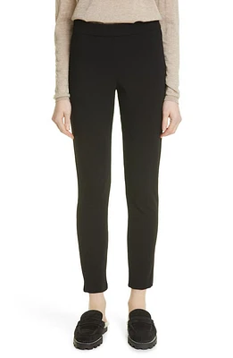 Max Mara Rosano Jersey Pull-On Pants in 003 Nero at Nordstrom, Size 10