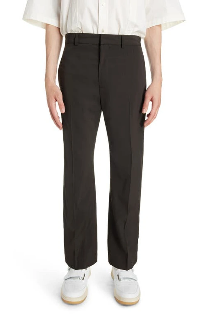 Acne Studios Regular Fit Straight Leg Pants Cacao Brown at Nordstrom, Us