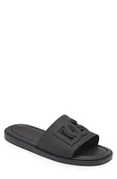 Dolce & Gabbana Beachwear Slide Sandal Nero at Nordstrom,