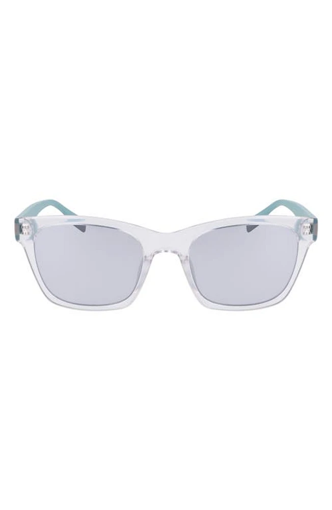 Converse 53mm Rectangular Sunglasses in Crystal Clear at Nordstrom