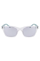 Converse 53mm Rectangular Sunglasses in Crystal Clear at Nordstrom