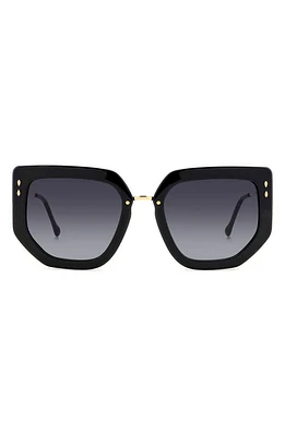 Isabel Marant 55mm Gradient Cat Eye Sunglasses in Gold/ Shaded at Nordstrom