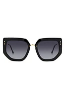 Isabel Marant 55mm Gradient Cat Eye Sunglasses in Gold/ Shaded at Nordstrom