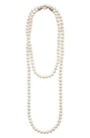 LAGOS Luna Freshwater Pearl Necklace in Silver at Nordstrom