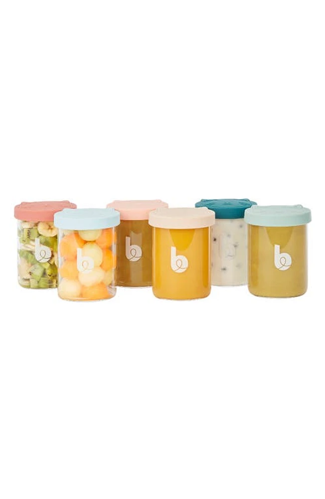 Babymoov 6-Pack Isy Glass Storage Jars in Multi at Nordstrom