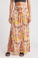 Roxy Tropical Rhythm Wide Leg Drawstring Waist Pants at Nordstrom,