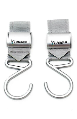 BuggyGear 2-Pack Stroller Hooks in Platinum at Nordstrom