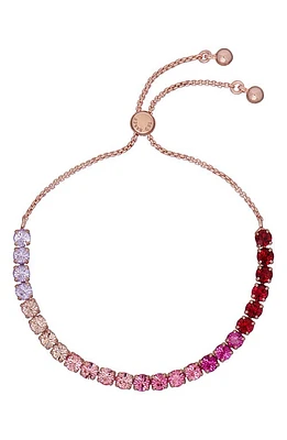 Ted Baker London Melrah Ombré Crystal Slider Bracelet in Gold Tone/ Ombre at Nordstrom